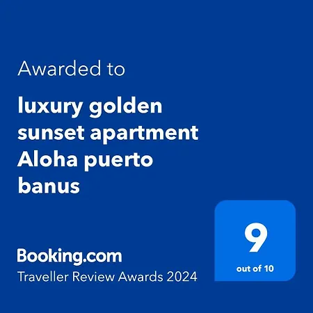 Luxury Golden Sunset Aloha Puerto Banus Lejlighed Marbella